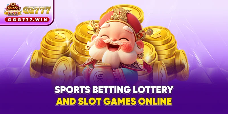 Sports betting, lottery, and slot games online